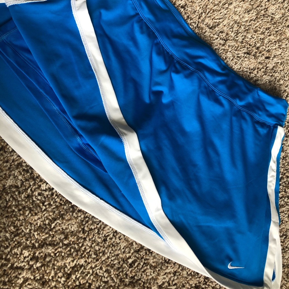 Nike Dri-Fit Blue/White Tennis Skort